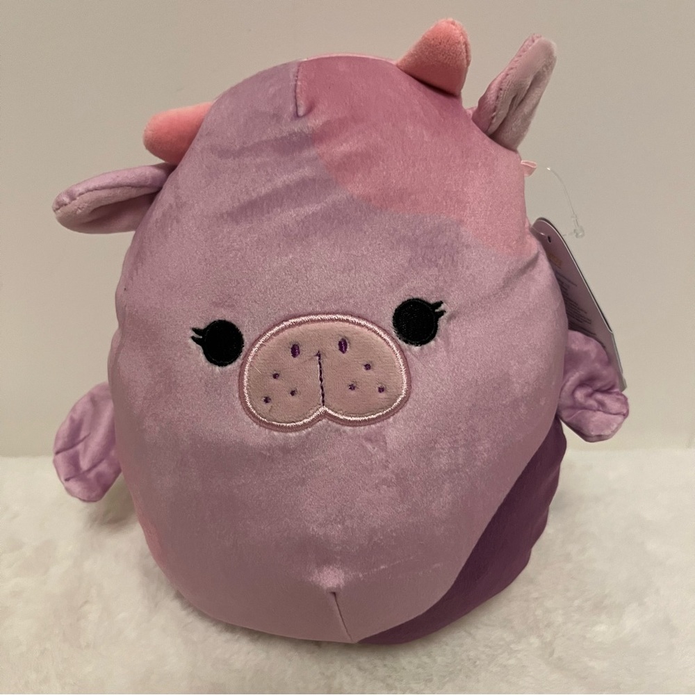 Squishmallow Stasia Sea Cow 🐮, Lavender Purple, 8” New